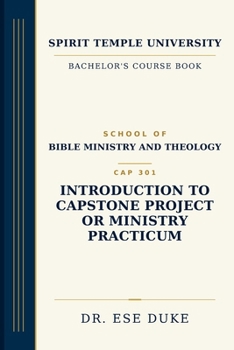 Paperback Introduction to Capstone Project or Ministry Practicum Book