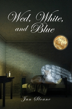 Hardcover Wed, White, and Blue Book
