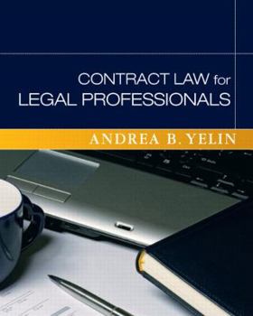 Paperback Contract Law for Legal Professionals Book