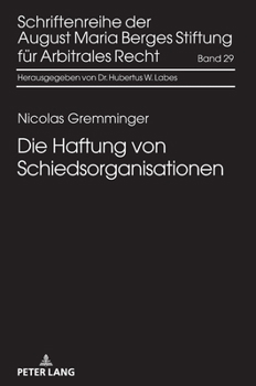 Hardcover Haftung Von Schiedsorganisationen [German] Book