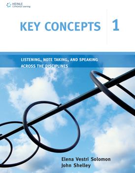 Paperback Key Concepts 1: Listening, Note Taking, and Speaking Across the Disciplines Book