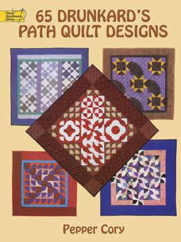 Paperback 65 Drunkard's Path Quilt Designs Book