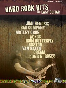 Paperback Hard Rock Hits for Easy Guitar (Hits for Easy Guitar Series) Book