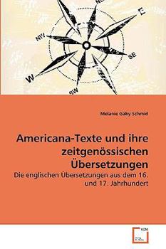Paperback Americana-Texte und ihre zeitgenössischen Übersetzungen [German] Book
