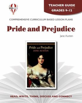 Paperback Pride and Prejudice - Teacher Guide by Novel Units Book