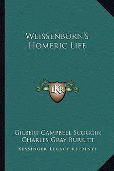 Paperback Weissenborn's Homeric Life Book
