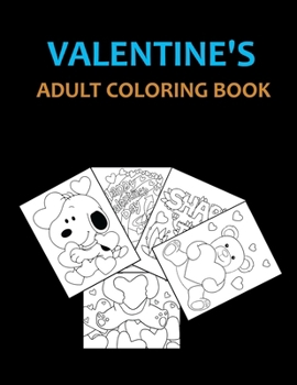Paperback Valentine's Adult Coloring Book