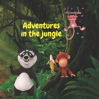 Paperback Adventures in the jungle: reading books for kindergarten forest stories and adventures beautifully illustrated Book