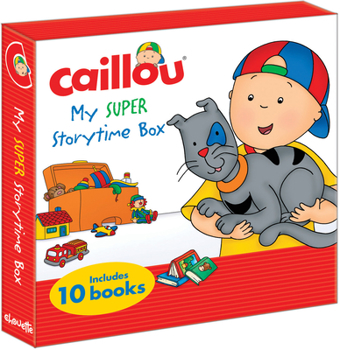 Paperback Caillou, My SUPER Storytime Box Book