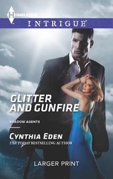 Mass Market Paperback Glitter and Gunfire [Large Print] Book