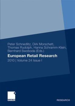 Paperback European Retail Research: 2010 I Volume 24 Issue I Book