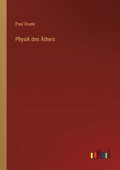 Paperback Physik des Äthers [German] Book