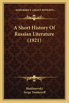 Paperback A Short History Of Russian Literature (1921) Book