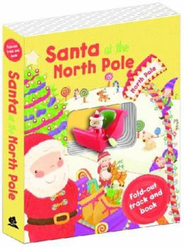 Board book Santa's Sleigh Book and Track - Santa at the North Pole Book