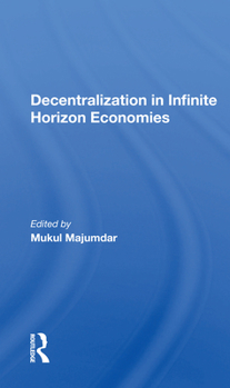 Paperback Decentralization in Infinite Horizon Economies Book
