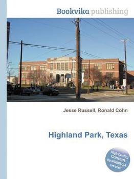 Paperback Highland Park, Texas Book