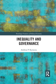 Paperback Inequality and Governance Book