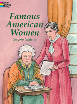 Paperback Famous American Women Coloring Book