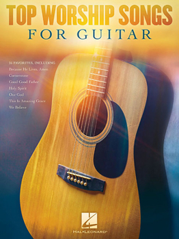Paperback Top Worship Songs for Guitar Book