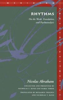 Paperback Rhythms: On the Work, Translation, and Psychoanalysis (Meridian: Crossing Aesthetics) Book