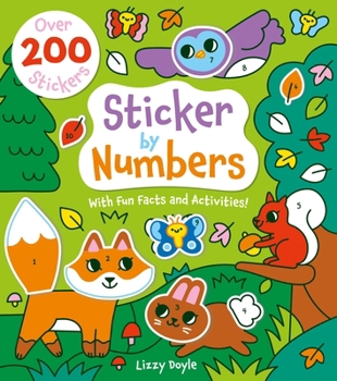 Paperback Sticker by Numbers: With Fun Facts and Activities! Over 200 Stickers Book