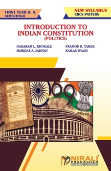 Paperback Political Science (Introductiion to Indian Constitution) Book