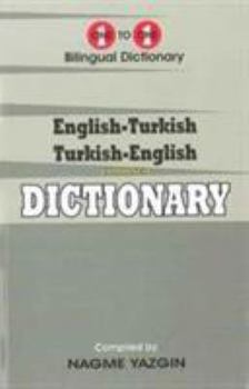 Paperback English-Turkish Turkish-English One-to-One Dictionary (Exa Book