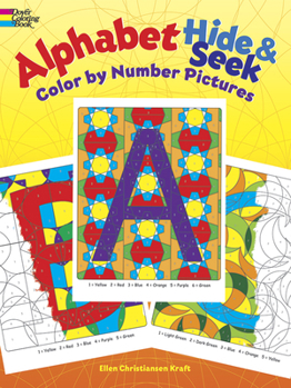 Paperback Alphabet Hide & Seek: Color by Number Pictures Book