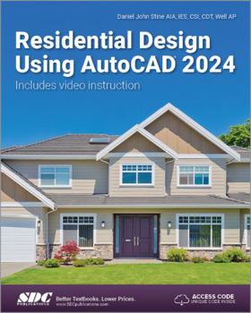 Paperback Residential Design Using AutoCAD 2024 Book