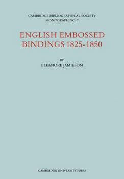 Paperback English Embossed Bindings 1825 50 Book