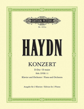 Paperback Piano Concerto in D Hob. Xviii:11 (Edition for 2 Pianos) Book