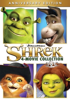 DVD Shrek: The Whole Story Quadrilogy Book