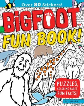 Paperback Bigfoot Fun Book!: Puzzles, Coloring Pages, Fun Facts! Book