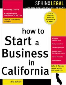 Paperback How to Start a Business in California Book