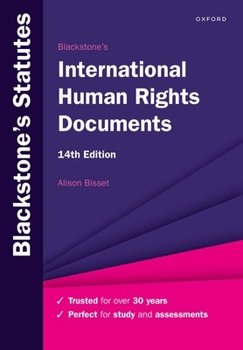 Paperback Blackstone's International Human Rights Documents Book
