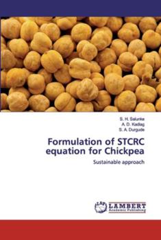 Paperback Formulation of STCRC equation for Chickpea Book