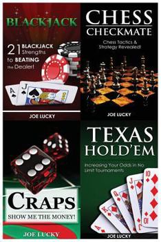 Paperback Blackjack & Chess Checkmate & Poker & Craps & Texas Holdem Book