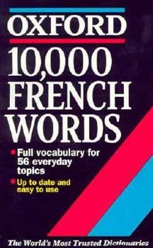 Paperback 10,000 French Words Book