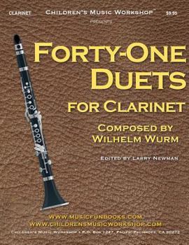 Paperback Forty-One Duets for Clarinet: by Wilhelm Wurm Book