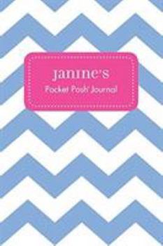 Paperback Janine's Pocket Posh Journal, Chevron Book