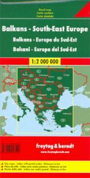 Map Balkans/Southeast Europe [French] Book