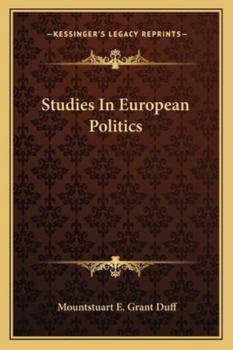 Paperback Studies In European Politics Book