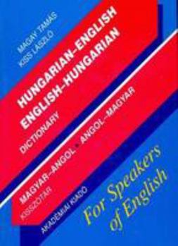 Hardcover Hungarian-English and English-Hungarian Dictionary for Speakers of English Book