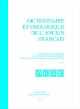 Paperback Dictionnaire étymologique de l’ancien français (DEAF). Buchstabe F. Fasc 4-5 [French] Book