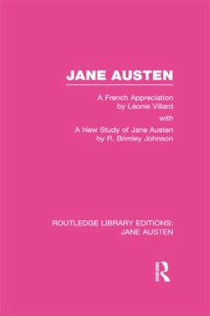 Hardcover Jane Austen (RLE Jane Austen): A French Appreciation Book