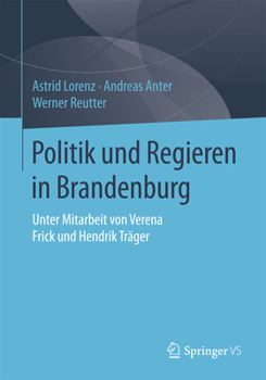 Paperback Politik Und Regieren in Brandenburg [German] Book