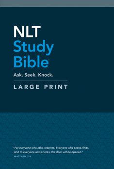 Hardcover NLT Study Bible Large Print (Red Letter, Hardcover) [Large Print] Book
