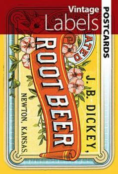 Paperback Vintage Labels Postcards Book