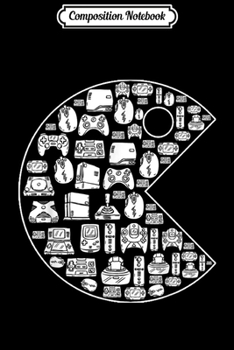 Paperback Composition Notebook: Vintage Video Game Player 1980's Retro Millennial Gamer Fun Journal/Notebook Blank Lined Ruled 6x9 100 Pages Book