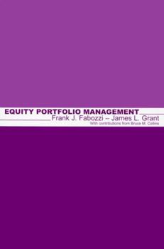 Hardcover Equity Portfolio Management Book